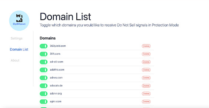 OptMeowt Domain List